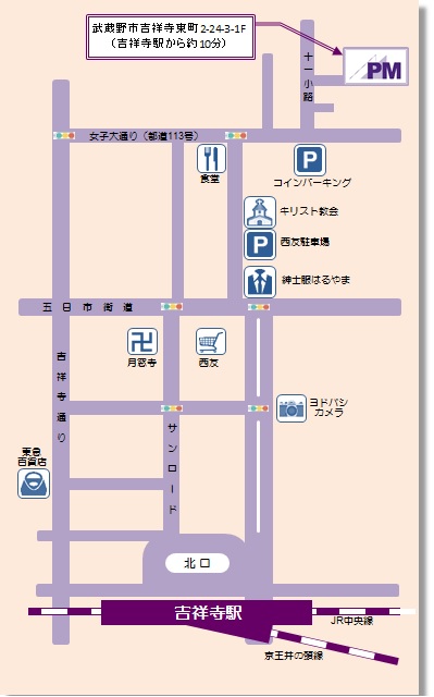 PMコンセプツ本社地図